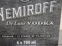 6 flessen à 70cl vodka nemiroff 40% - afbeelding 2 van  2