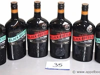 6 flessen à 70cl whiskey black bottle, 3x double cask, 3x island smoke 46,3%