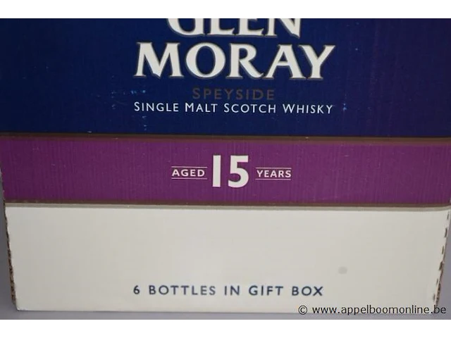 6 flessen à 70cl whisky glen moray 15yr 40% - afbeelding 2 van  2