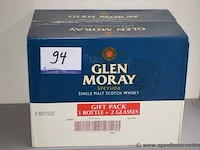 6 flessen à 70cl whisky glen moray 40%