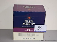 6 flessen à 70cl whisky glen moray speyside 15yr 40% - afbeelding 1 van  2