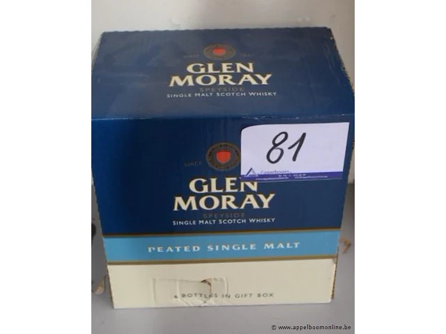 6 flessen à 70cl whisky glen moray speyside 40% - afbeelding 1 van  2