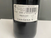 6 flessen abadia de aragon - rode wijn - 2022 - spanje - afbeelding 3 van  3