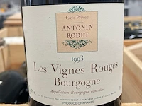 6 flessen antonin rodet les vignes rouges, 1993 - afbeelding 1 van  2