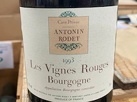 6 flessen antonin rodet les vignes rouges, 1993 - afbeelding 1 van  2