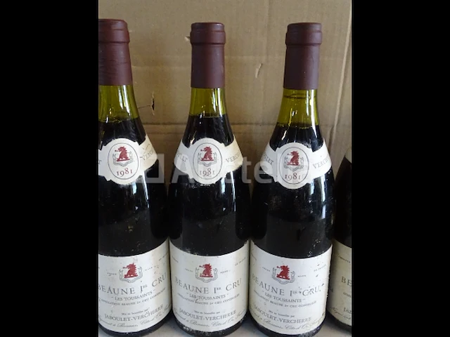 6 flessen beaune 1er cru les toussaints 1981 - afbeelding 5 van  8