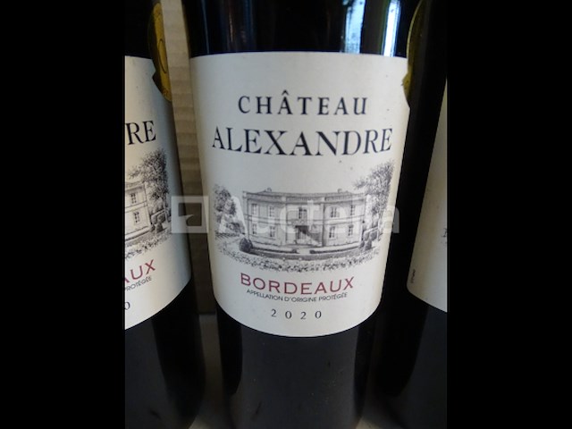 6 flessen bordeaux château alexandre 2020 - afbeelding 2 van  5