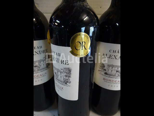 6 flessen bordeaux château alexandre 2020 - afbeelding 3 van  5
