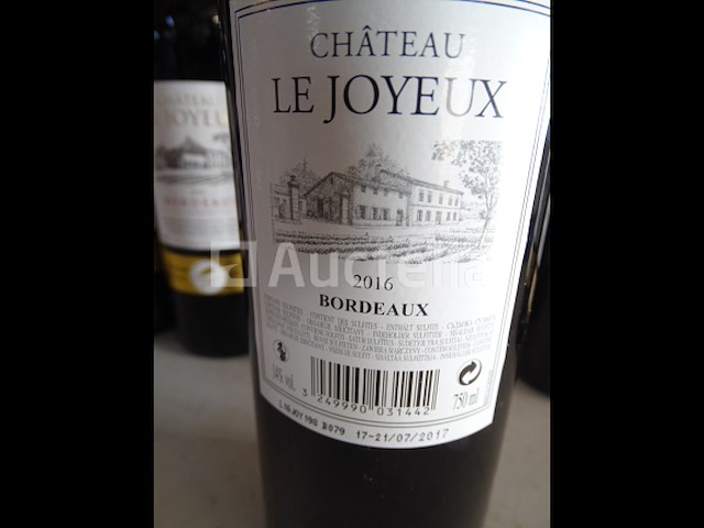 6 flessen bordeaux château le joyeux 2016 - afbeelding 4 van  12