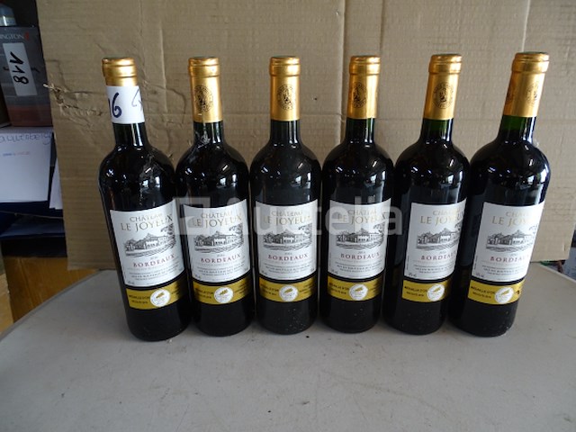6 flessen bordeaux château le joyeux 2016 - afbeelding 11 van  12