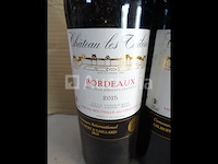 6 flessen bordeaux château les tuileries 2015 - afbeelding 2 van  4