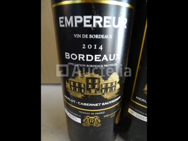 6 flessen bordeaux empereur (2014, 2017) - afbeelding 1 van  5