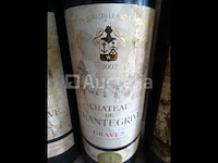6 flessen bordeaux graves château chantegrive 2002 - afbeelding 5 van  8