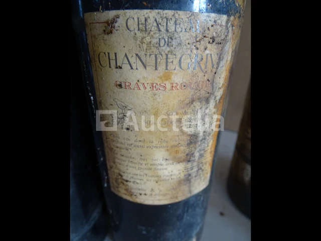 6 flessen bordeaux graves château chantegrive 2002 - afbeelding 6 van  8