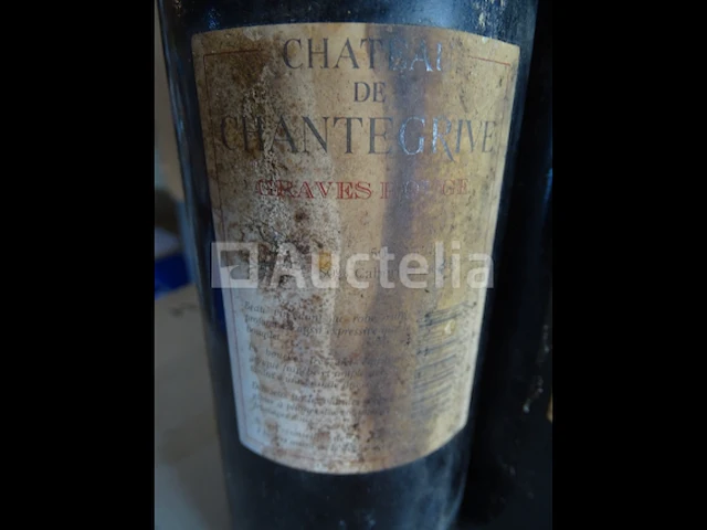 6 flessen bordeaux graves château chantegrive 2002 - afbeelding 8 van  8