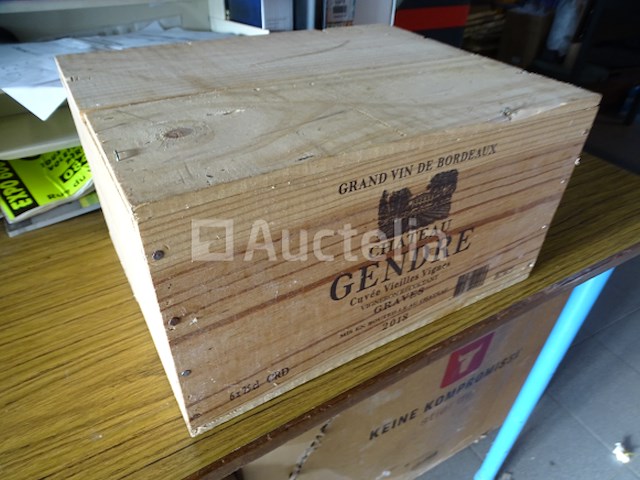 6 flessen bordeaux graves château gendre cuvées vieilles vignes 2018 - afbeelding 1 van  9