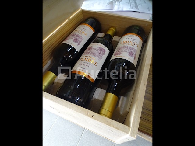 6 flessen bordeaux graves château gendre cuvées vieilles vignes 2018 - afbeelding 3 van  9