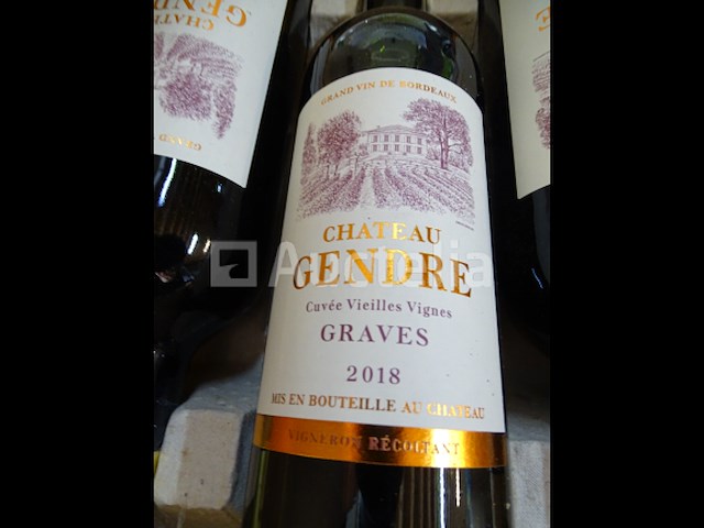 6 flessen bordeaux graves château gendre cuvées vieilles vignes 2018 - afbeelding 4 van  9
