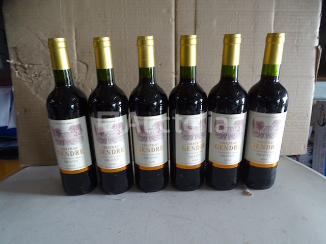 6 flessen bordeaux graves château gendre cuvées vieilles vignes 2018 - afbeelding 6 van  9