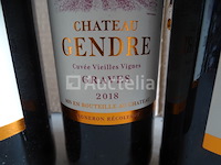 6 flessen bordeaux graves château gendre cuvées vieilles vignes 2018 - afbeelding 8 van  9
