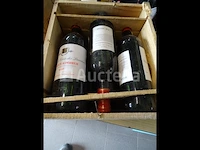 6 flessen bordeaux supérieur château la croix des lauriers 1986 - afbeelding 1 van  6