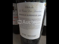 6 flessen bordeaux supérieur château la croix des lauriers 1986 - afbeelding 5 van  6