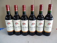 6 flessen bordeaux supérieur versant royal 1998 - afbeelding 1 van  4