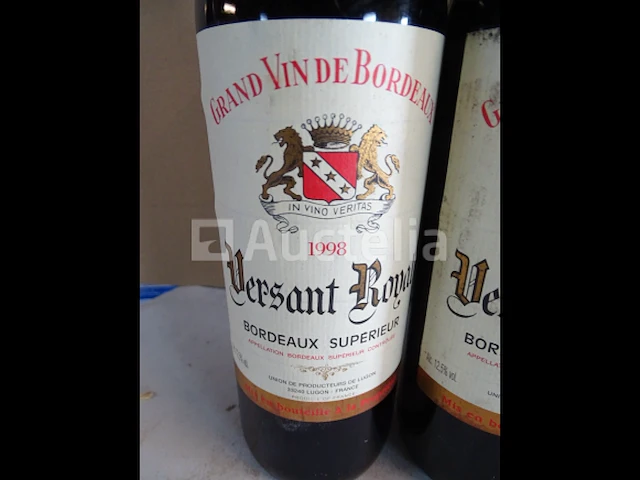 6 flessen bordeaux supérieur versant royal 1998 - afbeelding 2 van  4