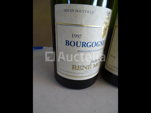 6 flessen bourgogne aligoté domaine rené monnier 1997 - afbeelding 3 van  4