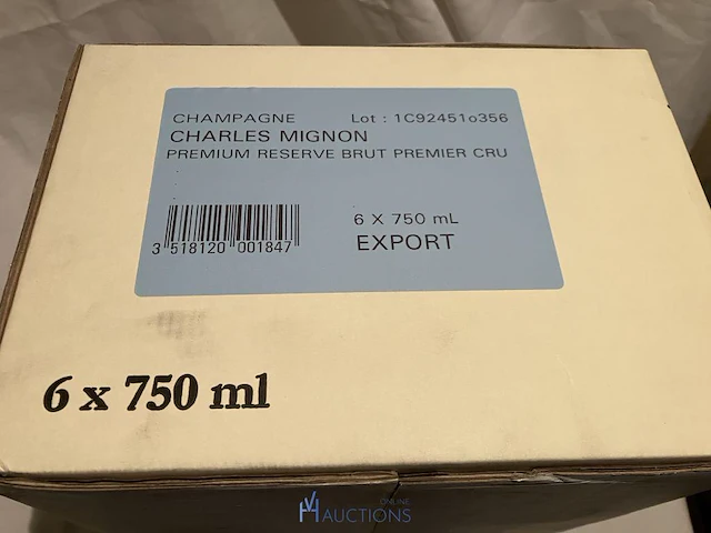 6 flessen champagne charles mignon - afbeelding 2 van  4
