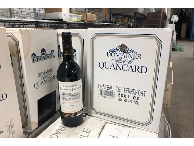 6 flessen chäteau de terrefort-quancard - afbeelding 2 van  2