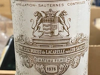 6 flessen château filhout sauternes, 1976 - afbeelding 1 van  2