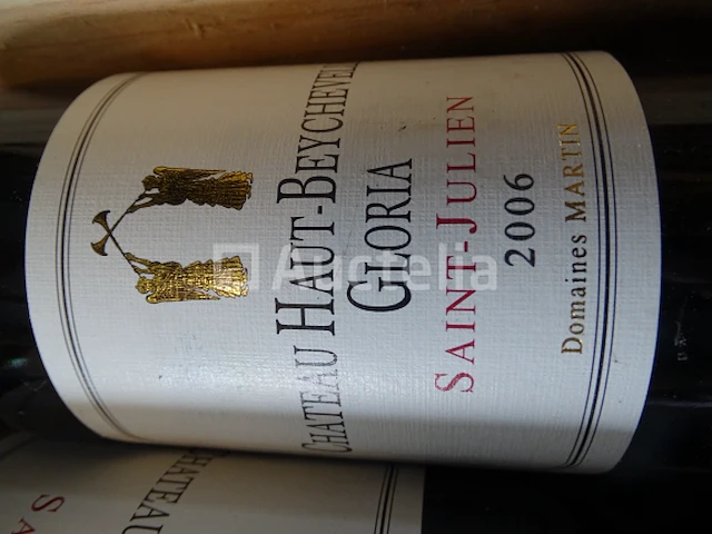 6 flessen château haut-beychevelle gloria saint-julien 2006 - afbeelding 3 van  4
