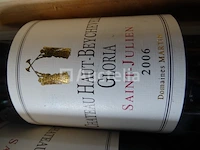 6 flessen château haut-beychevelle gloria saint-julien 2006 - afbeelding 3 van  4