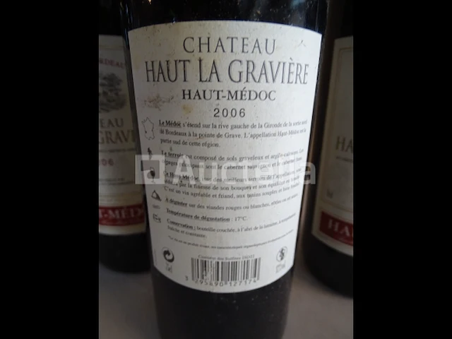 6 flessen château la haut gravière 2006 - afbeelding 2 van  3