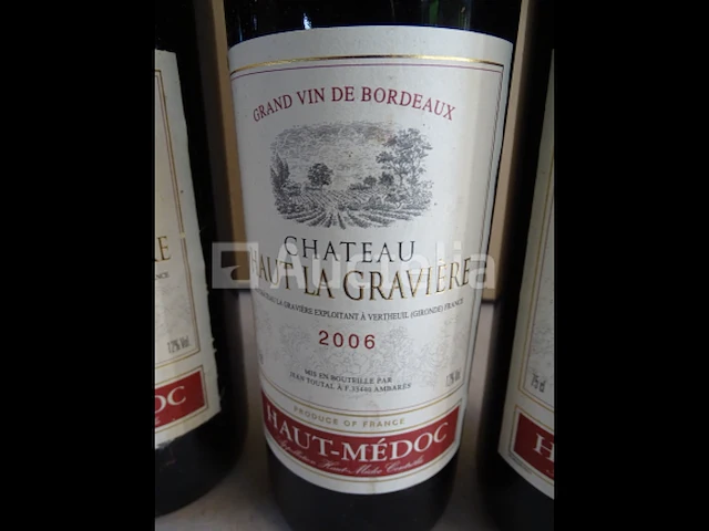 6 flessen château la haut gravière 2006 - afbeelding 3 van  3