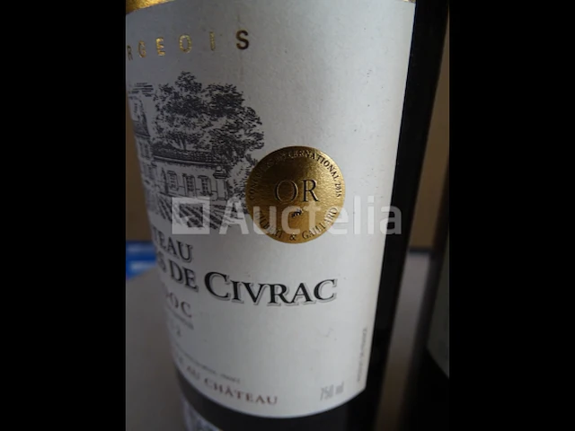 6 flessen château les granges de civrac 2012 médoc cru bourgeois - afbeelding 2 van  4