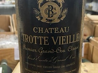 6 flessen château trotte vieille st emilion, 1985 - afbeelding 1 van  2