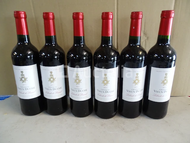 6 flessen château vieux duché lalande de pomerol 2011 - afbeelding 1 van  4