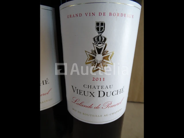 6 flessen château vieux duché lalande de pomerol 2011 - afbeelding 3 van  4