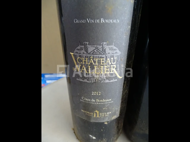 6 flessen côtes de bordeaux château du vallier 2012 - afbeelding 2 van  3