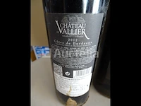 6 flessen côtes de bordeaux château du vallier 2012 - afbeelding 3 van  3