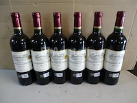 6 flessen cru bourgeois château les granges de civrac 2012 - afbeelding 1 van  4