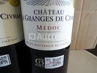 6 flessen cru bourgeois château les granges de civrac 2012 - afbeelding 2 van  4