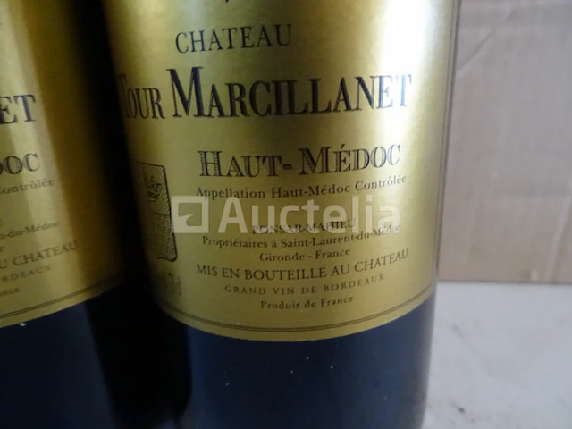 6 flessen haut-médoc château tour marcillanet 2013 - afbeelding 3 van  4