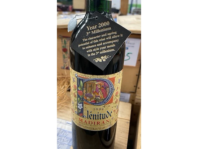 6 flessen plénitude madiran, 1996 - afbeelding 1 van  2