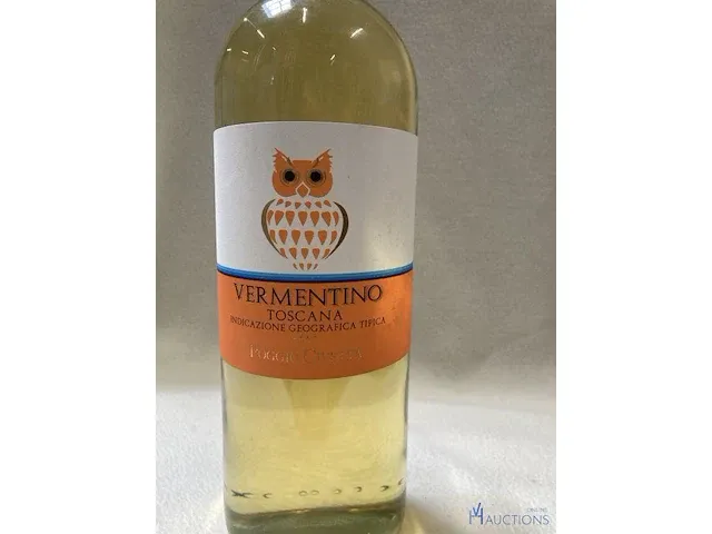 6 flessen poggio civetta vermentino toscana - afbeelding 2 van  4