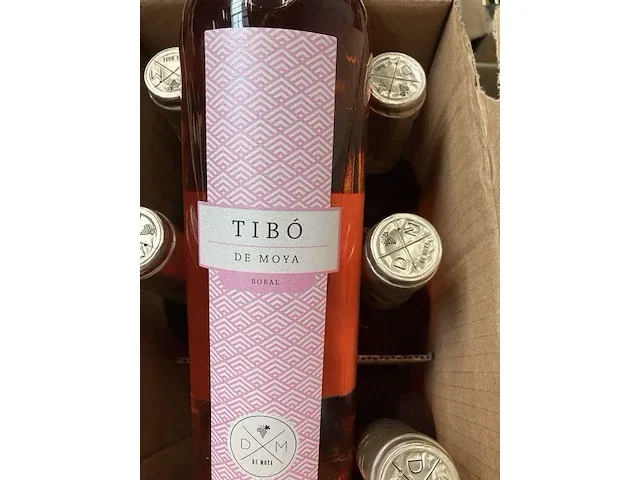6 flessen rose wijn fabr gloria de moya - afbeelding 2 van  3