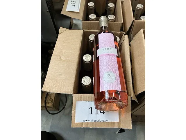 6 flessen rose wijn fabr thibo de moya - afbeelding 1 van  3