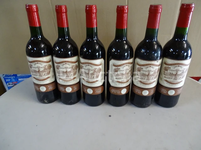 6 flessen saint-emilion château la croix cardinal 2004 - afbeelding 2 van  5